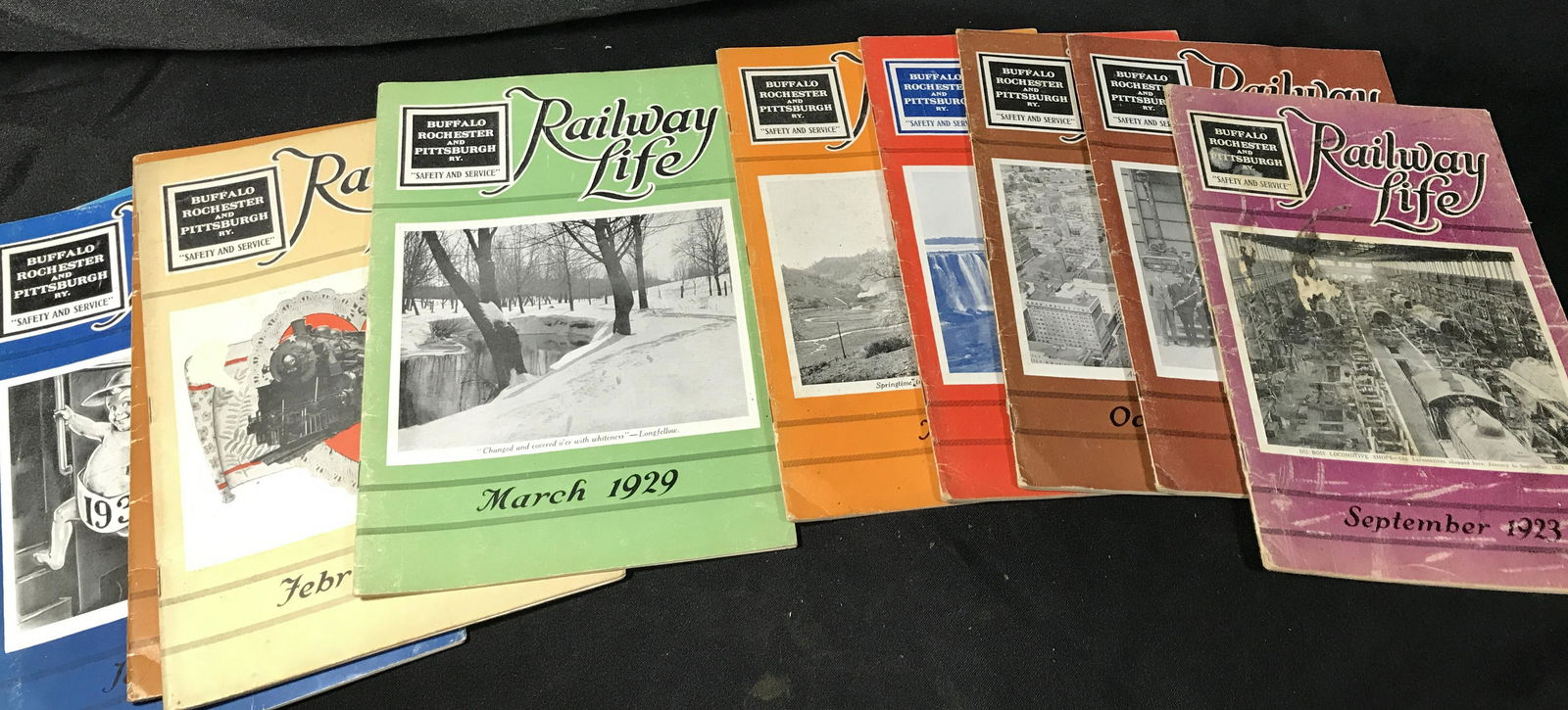 Railway Life Magazine Collection (10) Various 1923 to 1931 (1 of 5)