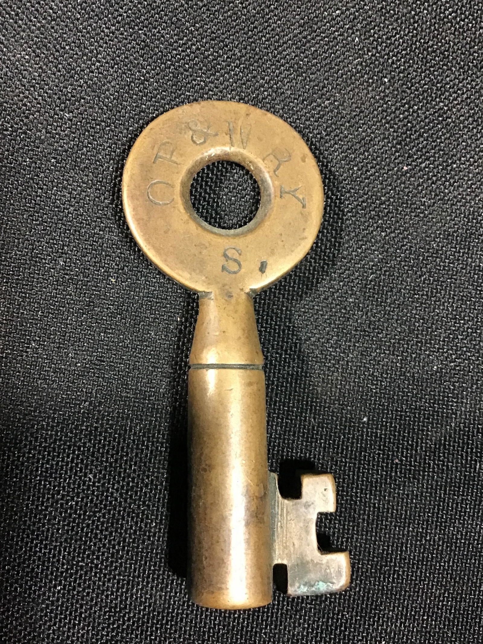 O P & W Railroad Key . (1 of 2)