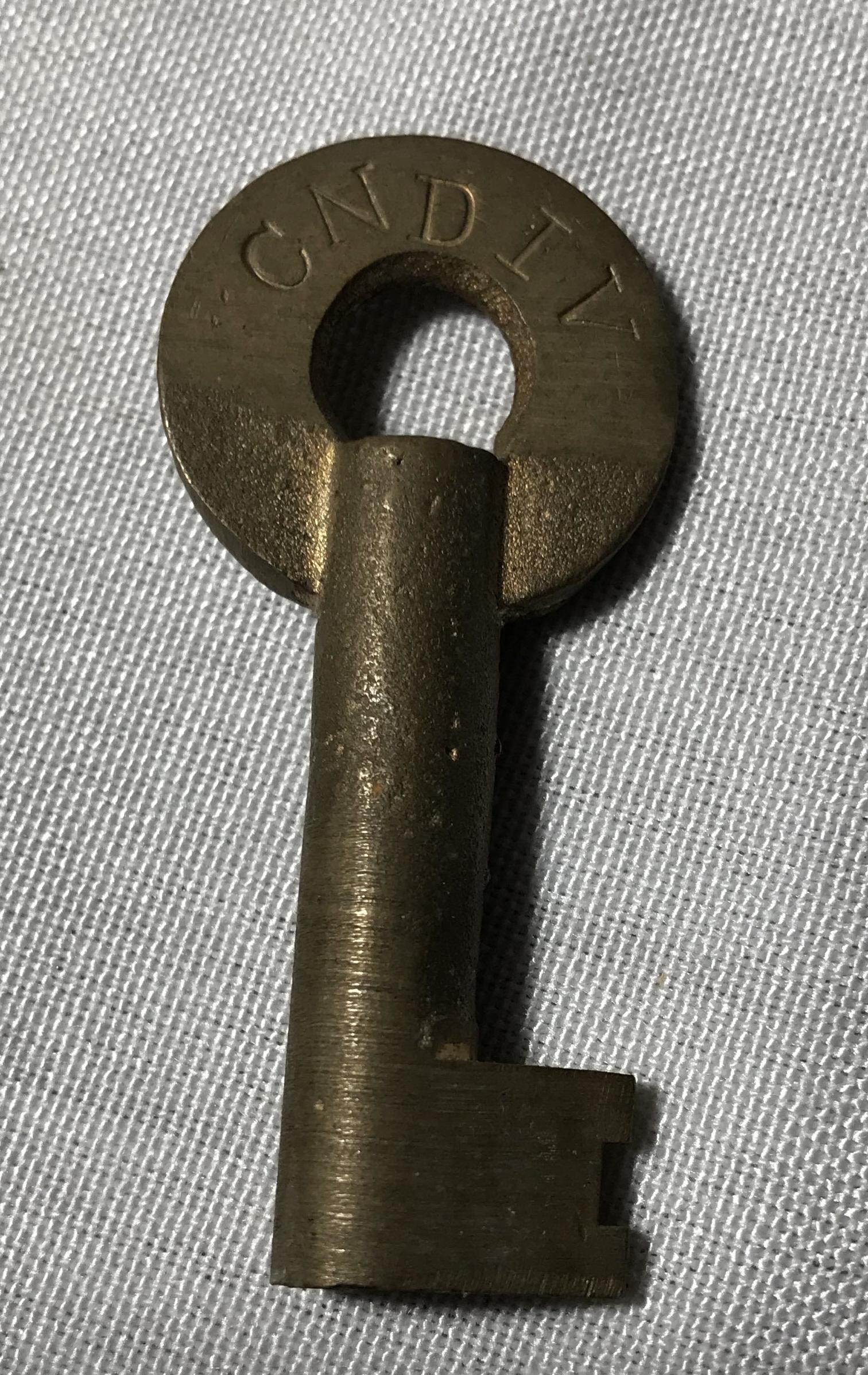 Railroad Key C N D I V with B & O RR . (1 of 2)
