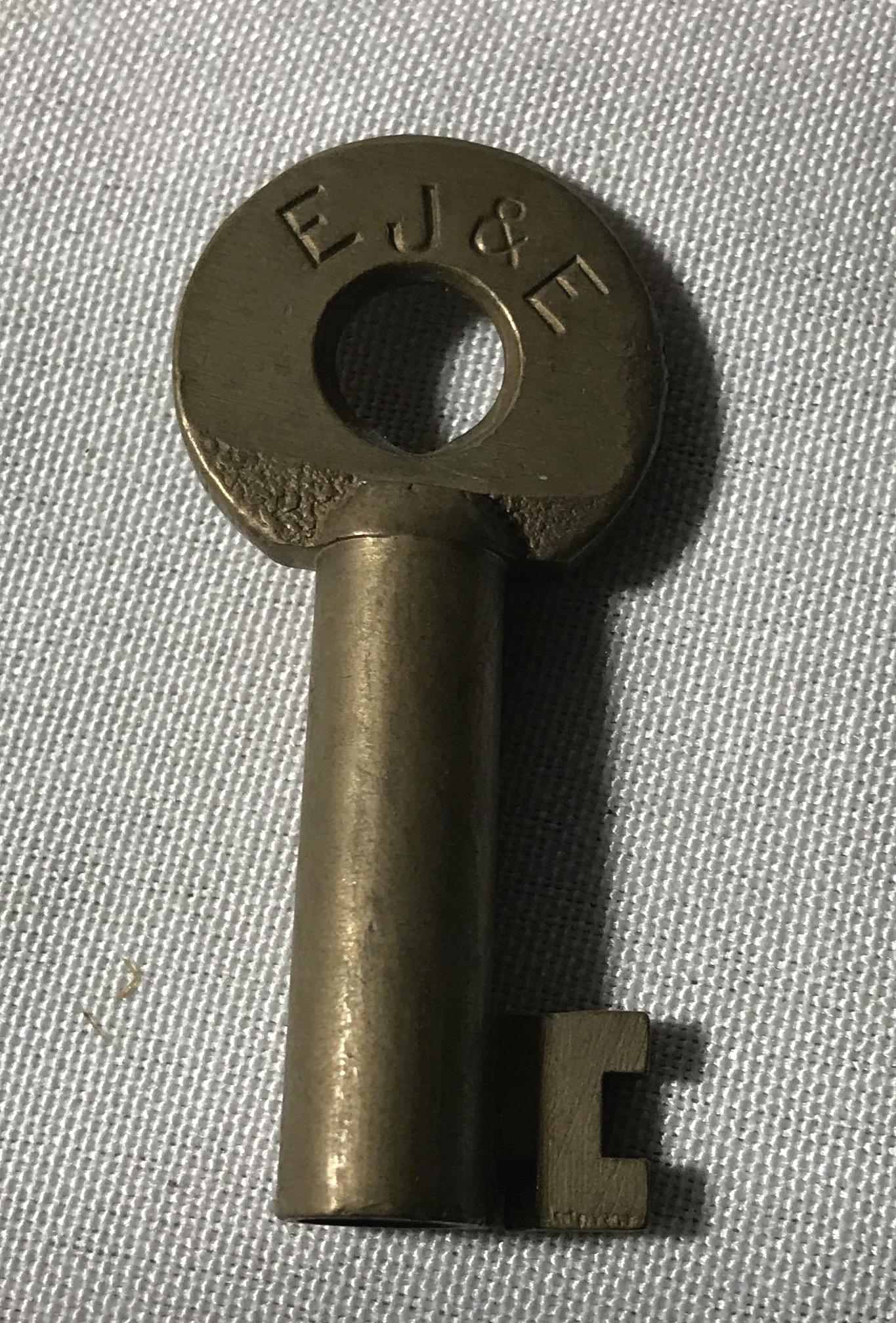 Elgin, Joliet and Eastern Railway Railroad Key E . (1 of 2)