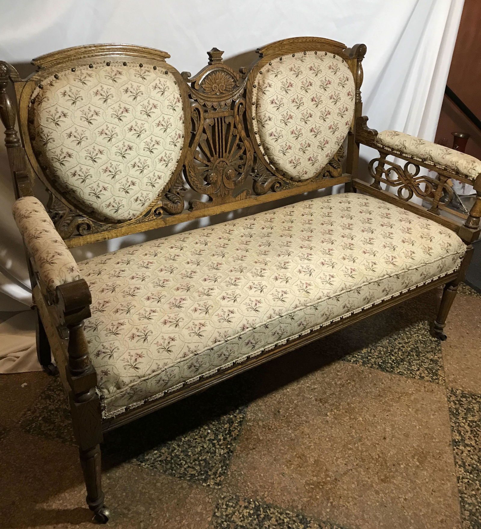 Victorian Loveseat Highly Carved Details Mar 14, 2023 The Lodge