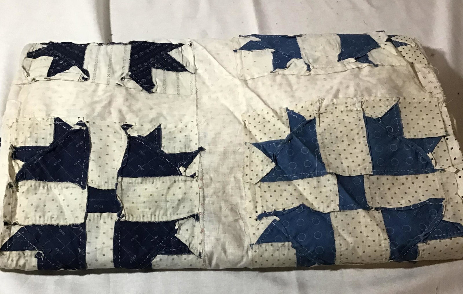Quilt Cover - Likely 1890 to 1910: Measures 70" x 78”