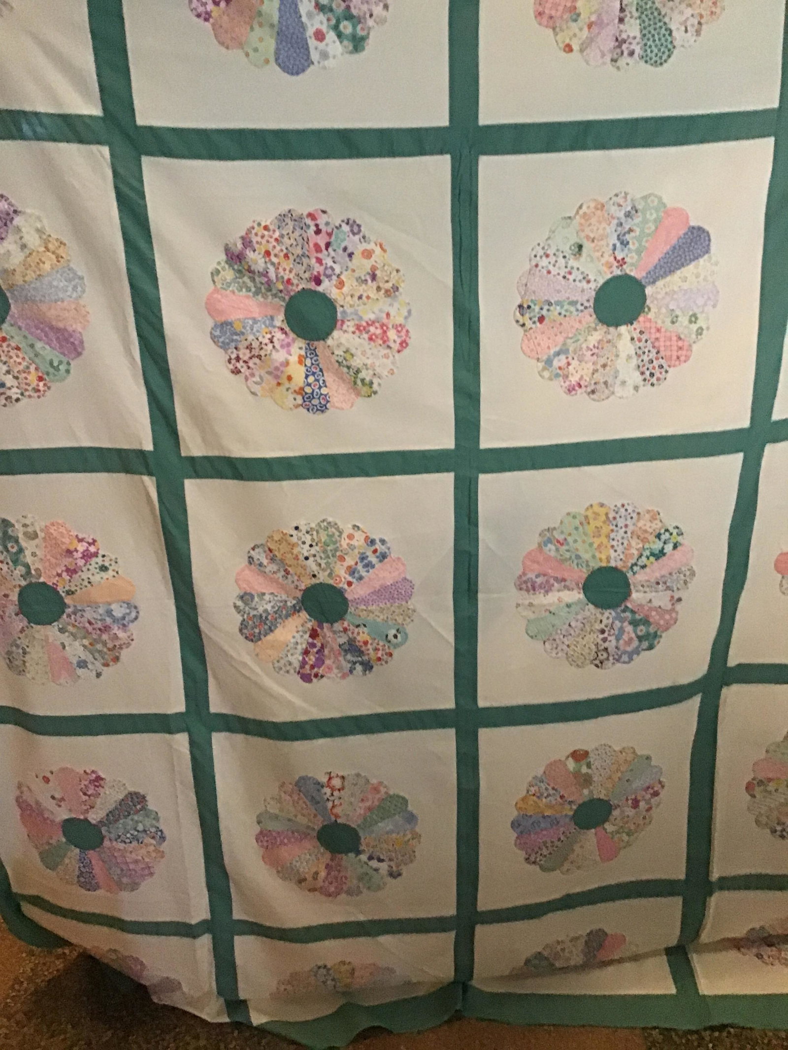 Quilt Cover 1910: Measures 92 x 72
