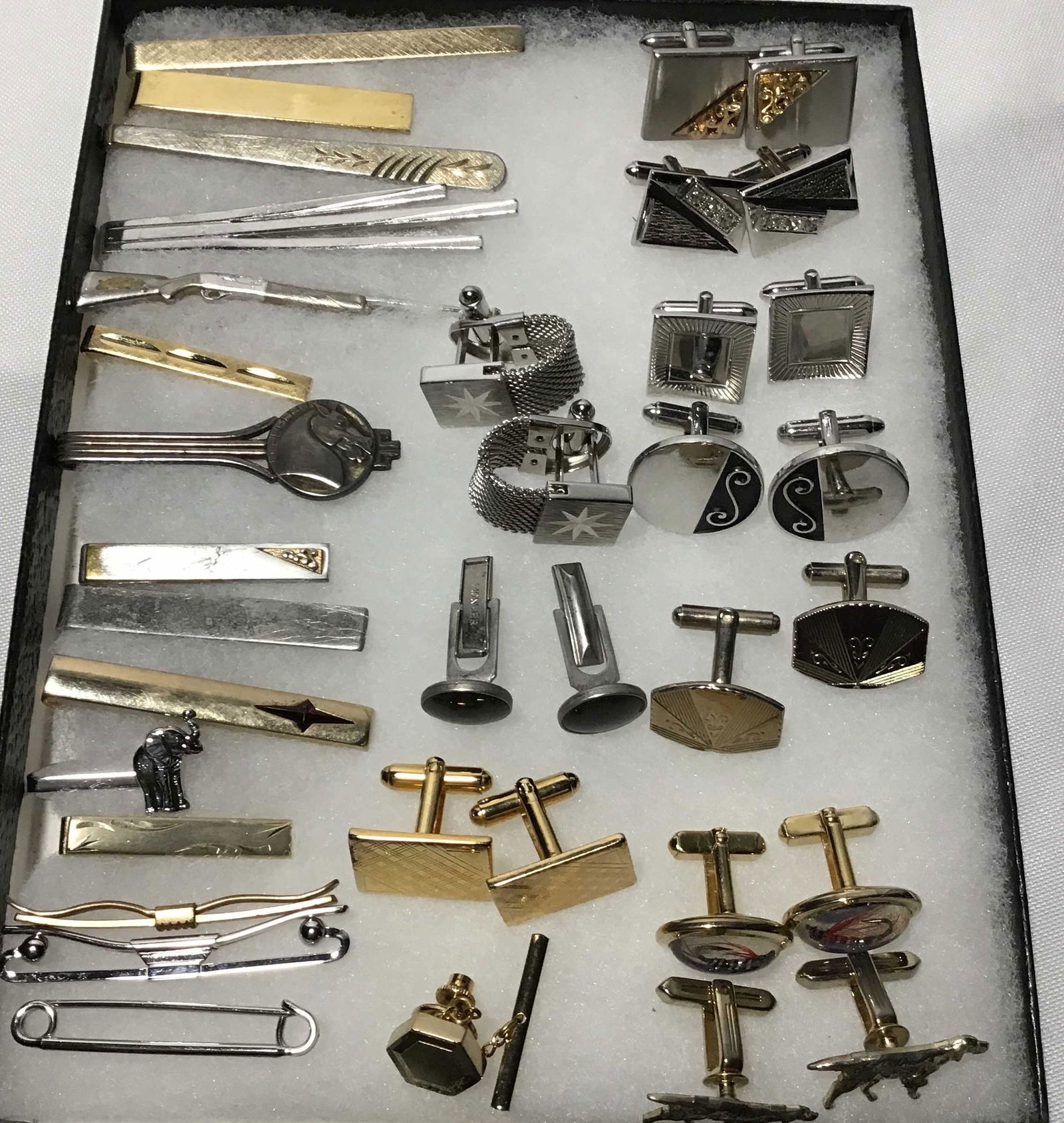 Vintage Tie Clip, Tie Bar, and Cufflink Collection (1 of 3)
