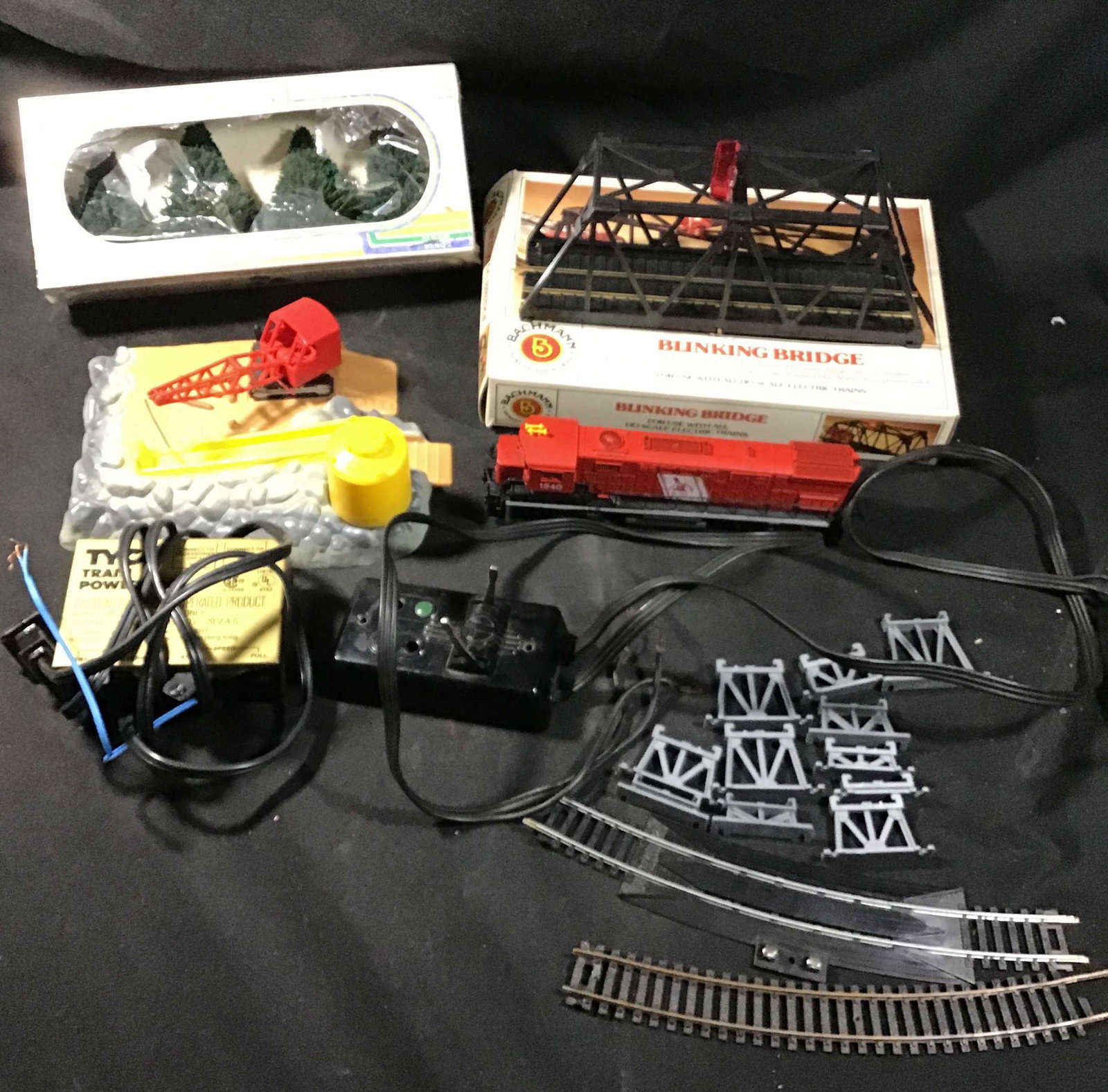 Train engine with transformer, speed, adjuster, (1 of 3)