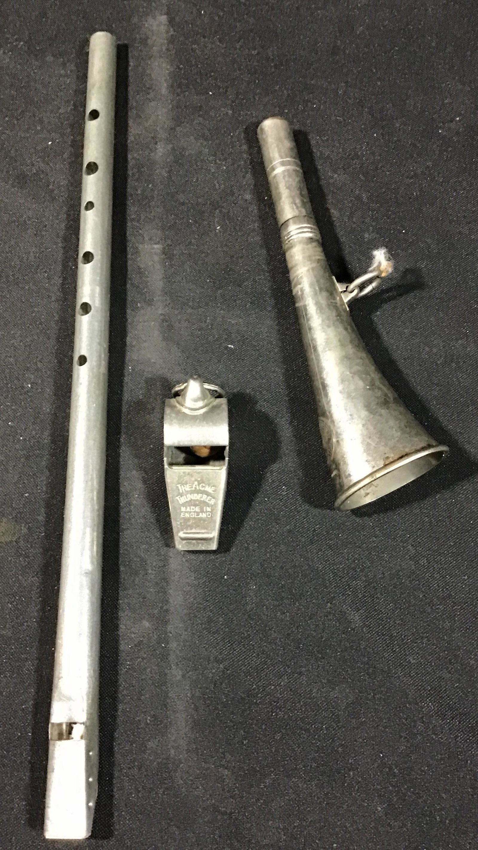 Three collectible whistles (1 of 2)