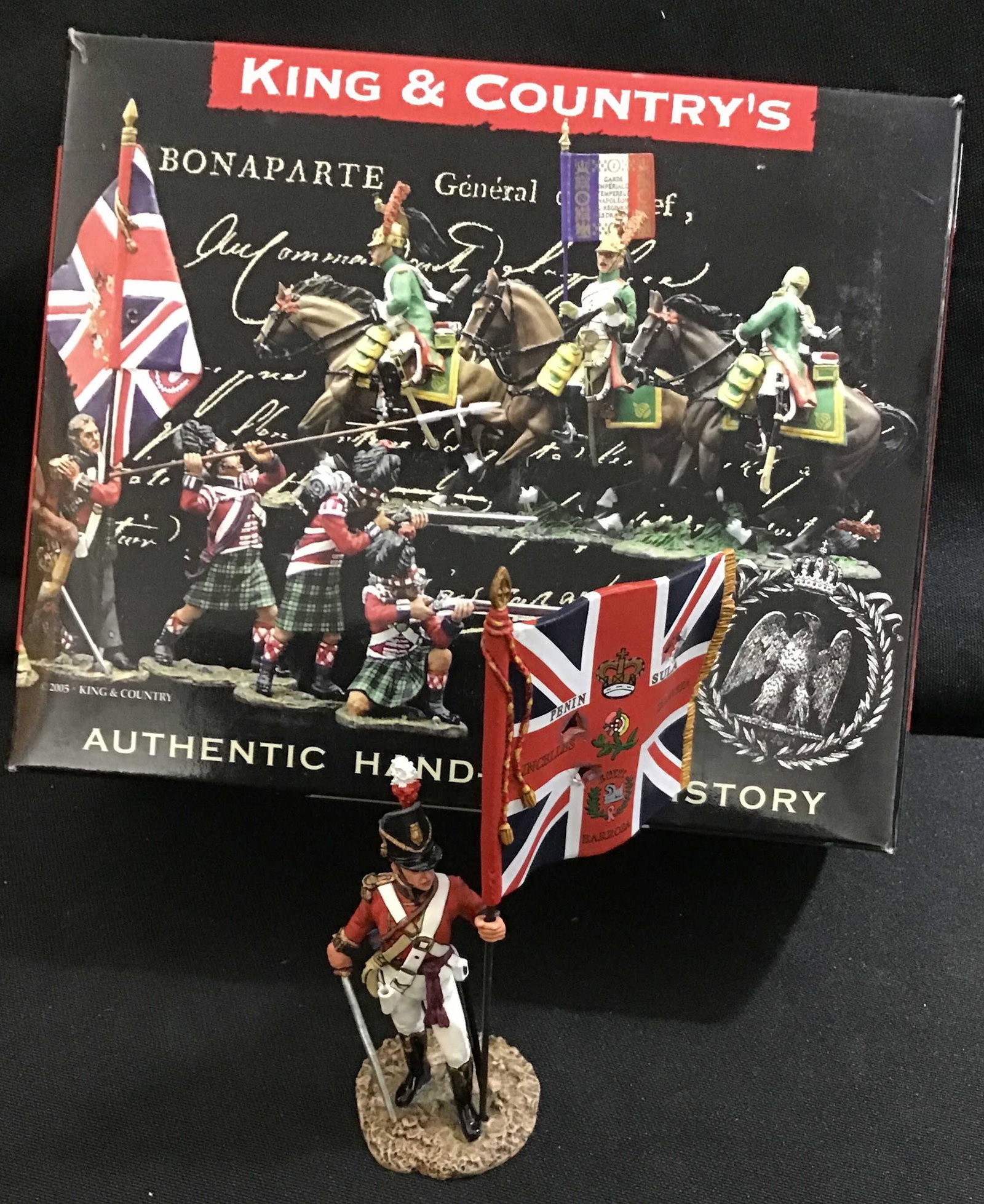 King and country British flag bearer NA127 (1 of 3)