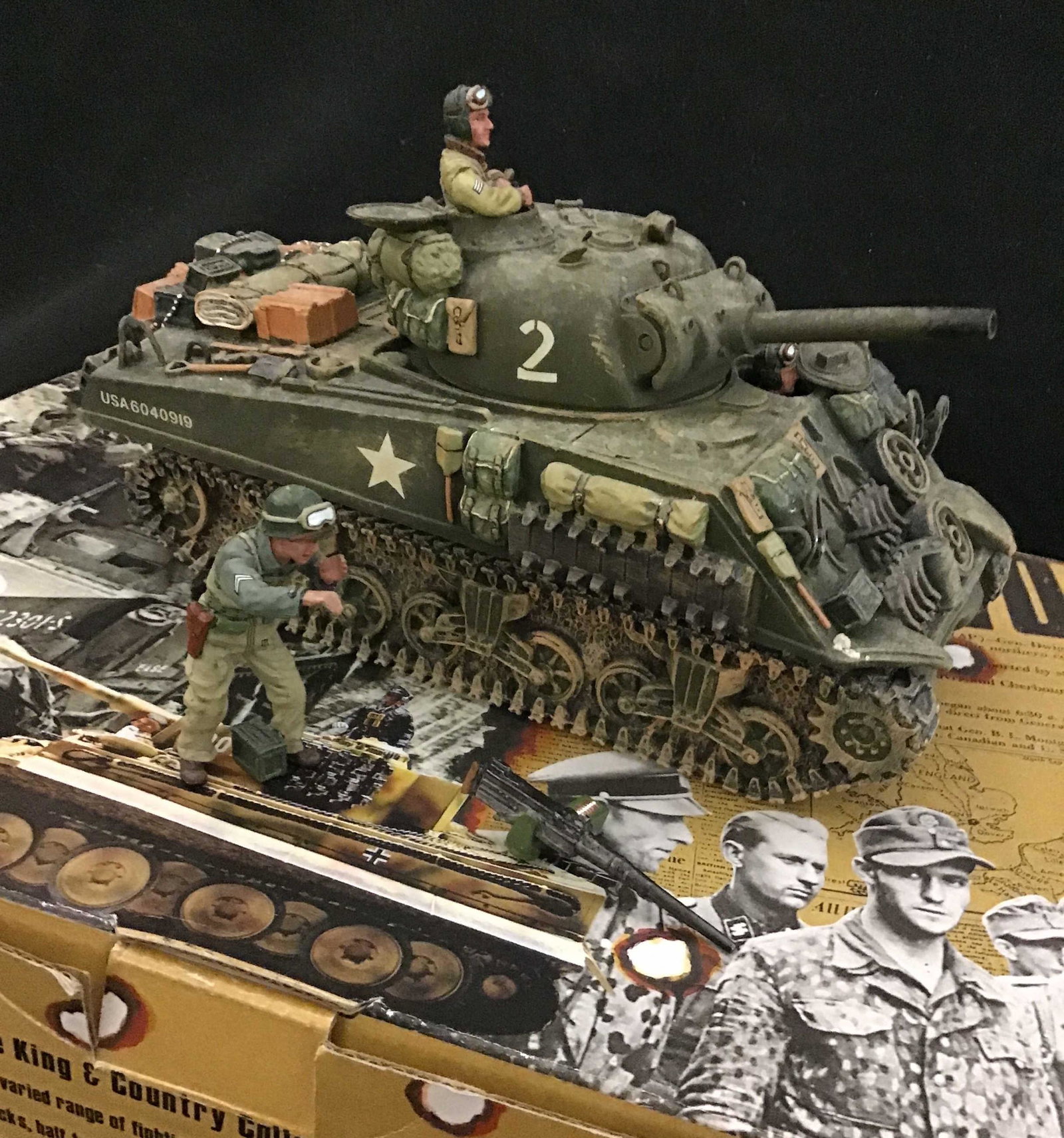 King & Country DD45 - M4 A3 Sherman tank: .