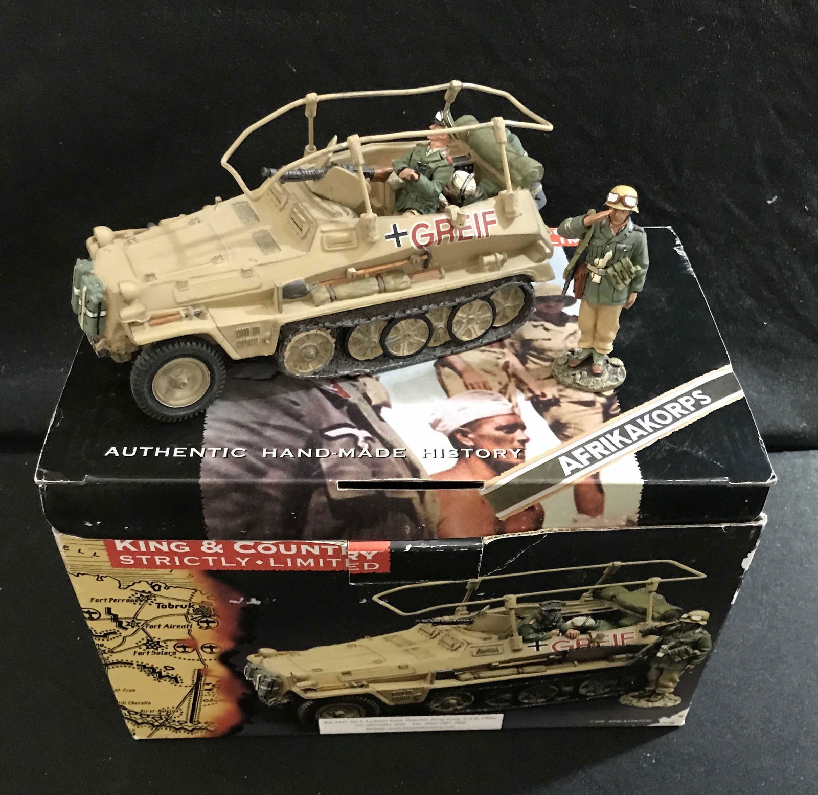 King & Country AK29 Rommels Greif Command Halftrac (1 of 3)