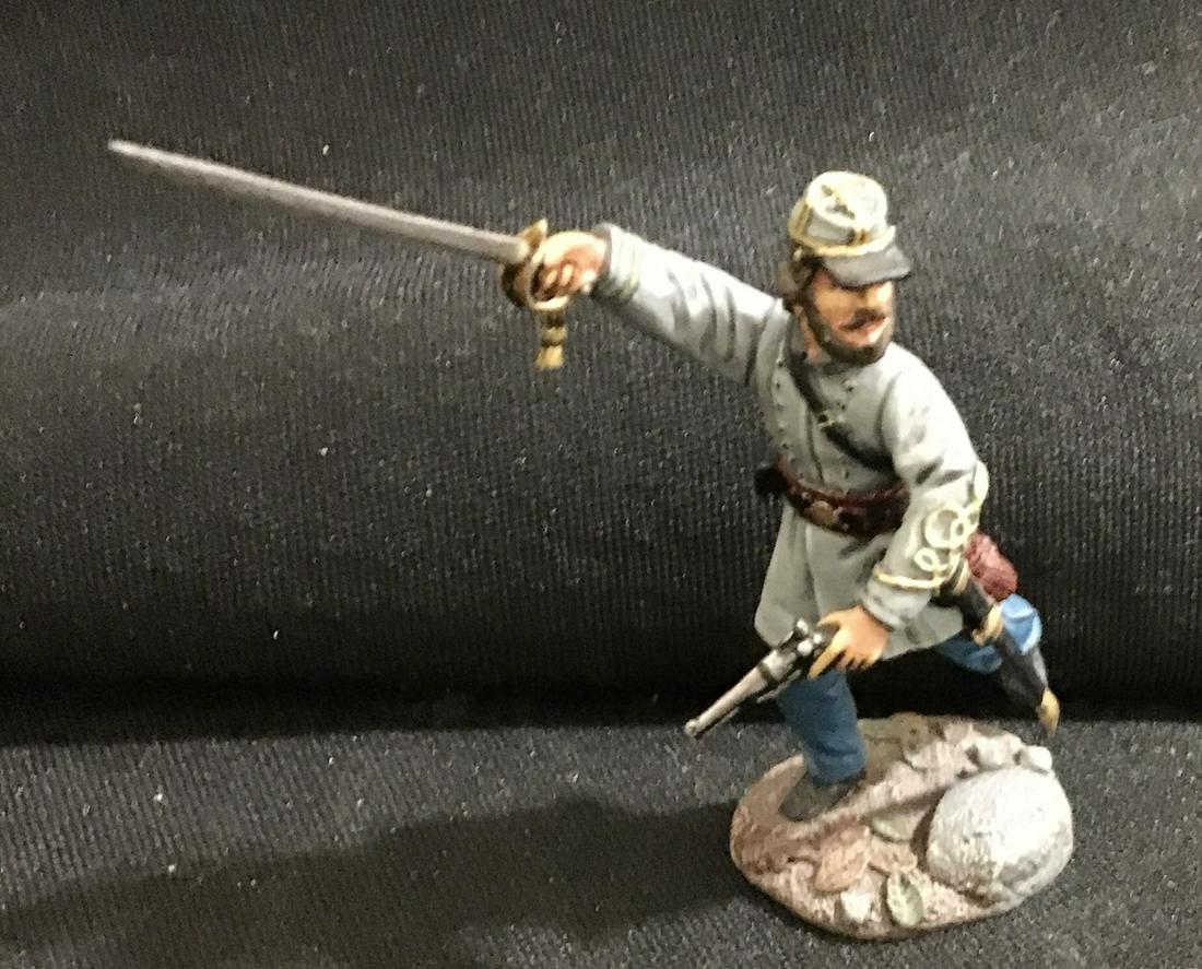 W Britain, American Civil War 31247 Confederate: Alabama colonel William oats, Gettysburg, 1863 model number 31247