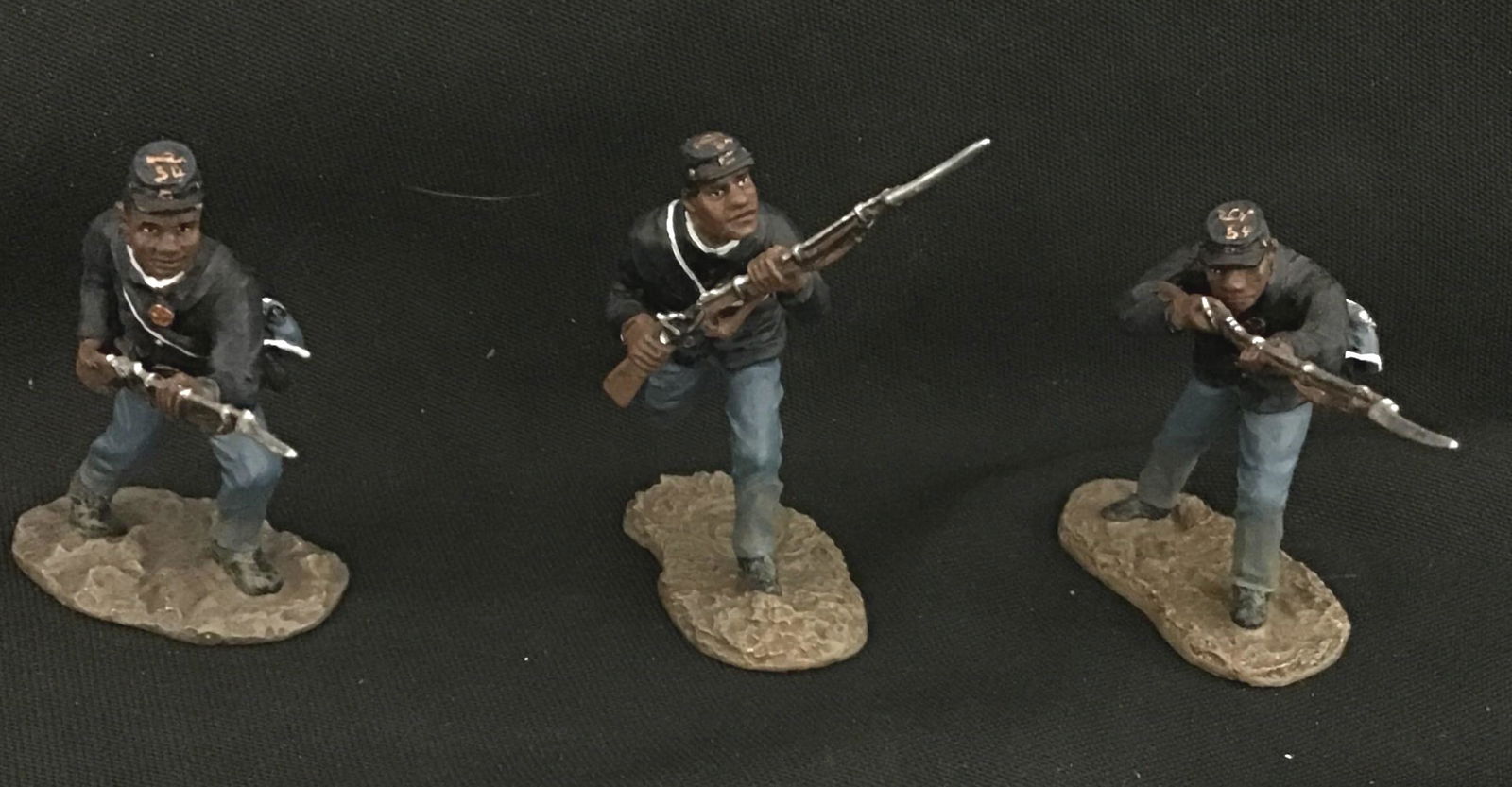 W Britains 17375 Civil War Black Union Soldiers (1 of 2)