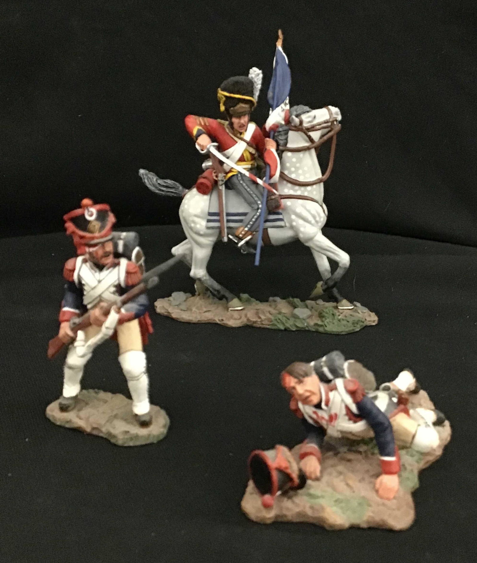 King & Country Napoleonics NA087 Seizing: Naploenic Seizing the Colour Scots Grey & French Infantry