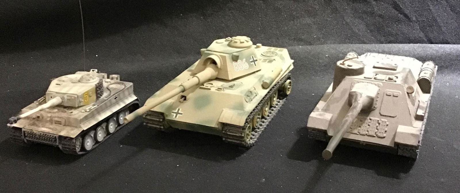 Vintage Toy Tanks (3) Solido Panther G Tank: .