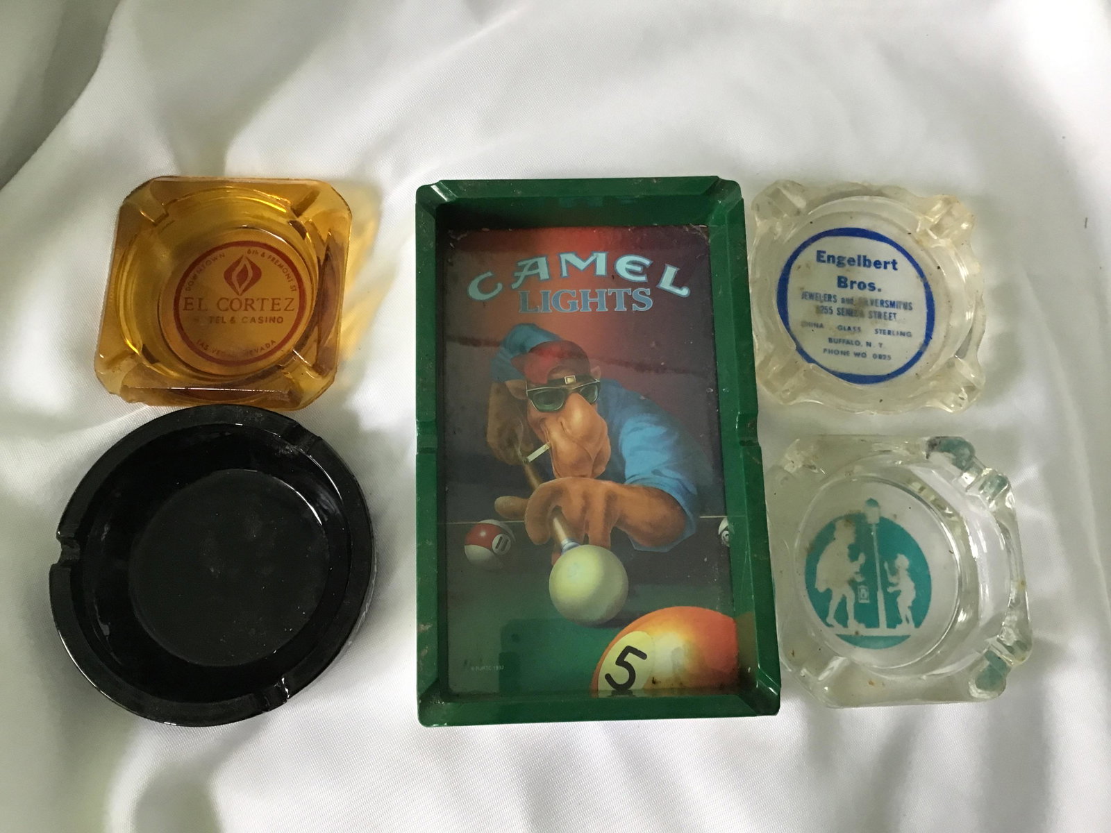 Vintage Ashtray Collection (5) .: .