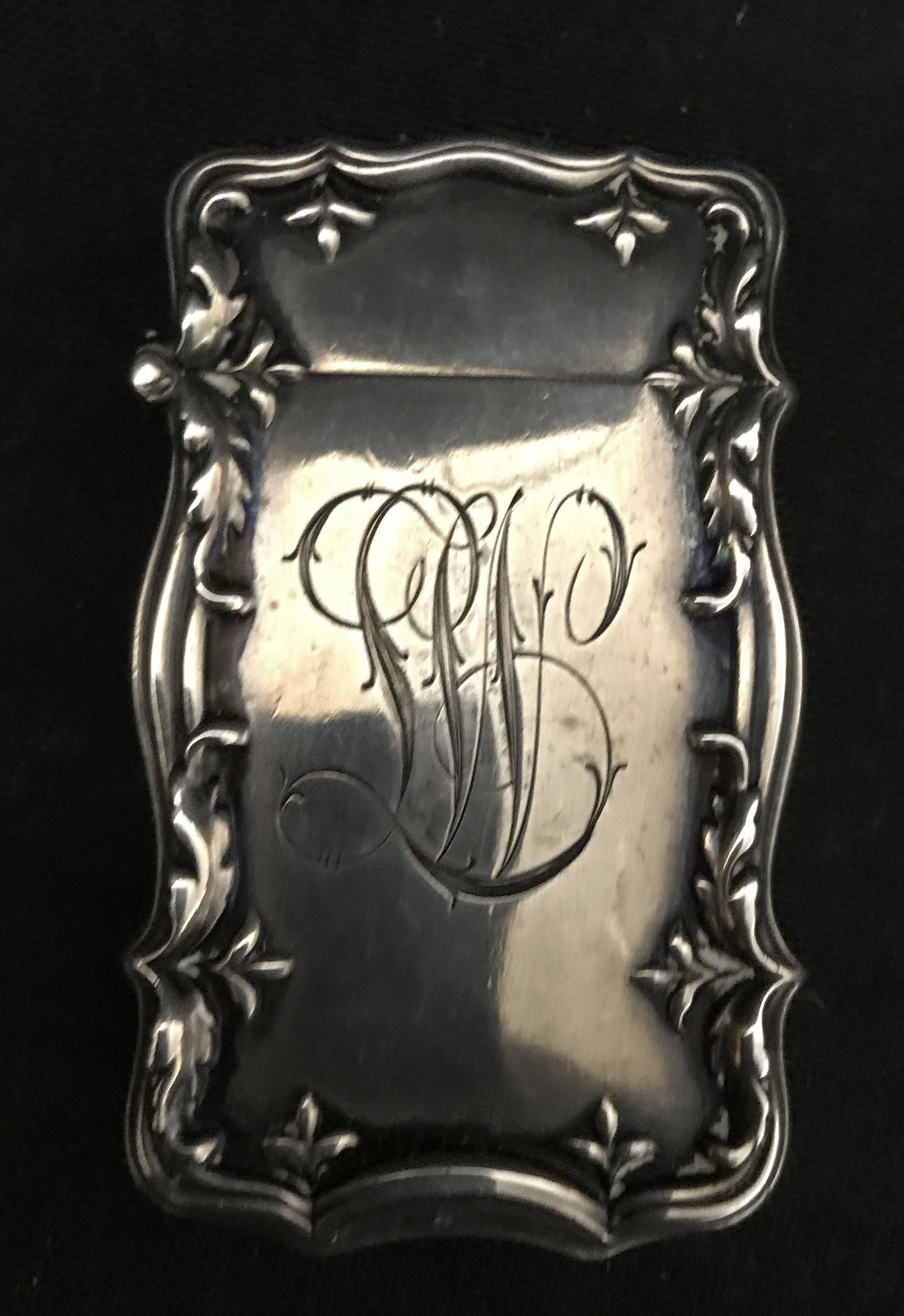 Vintage Match Safe Highly Detailed Engraved (1 of 4)