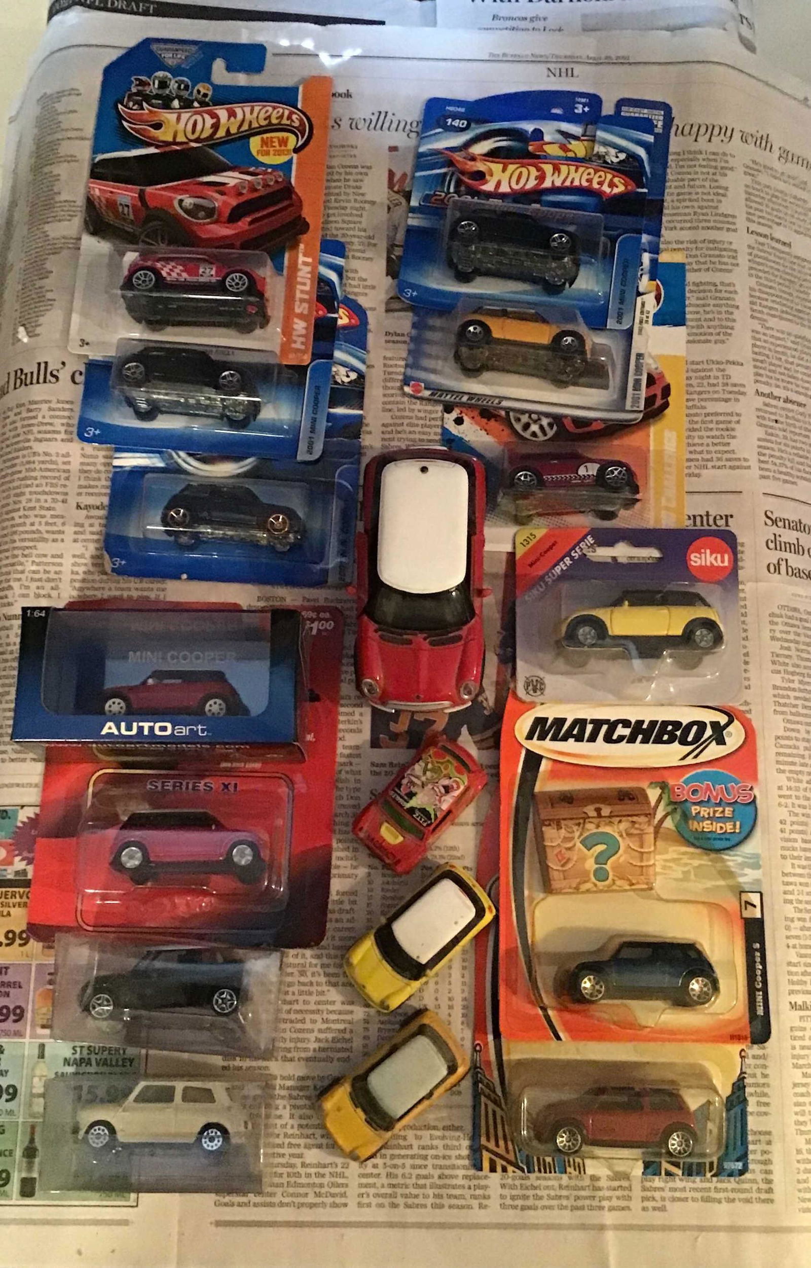 Collection of Mini Cooper Cars (1 of 1)