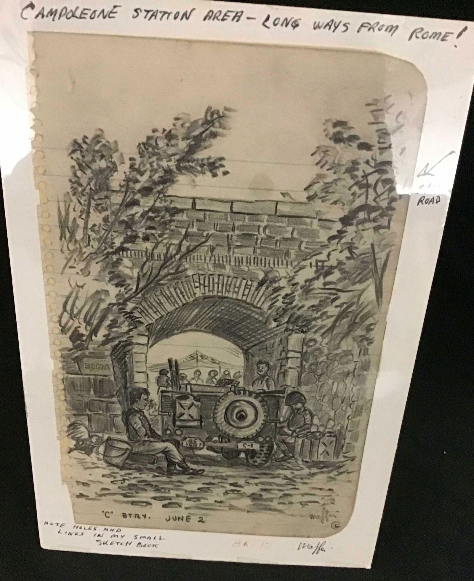 MAFFEI Sketch Titled Quiet Moment at Sea Battery (1 of 4)