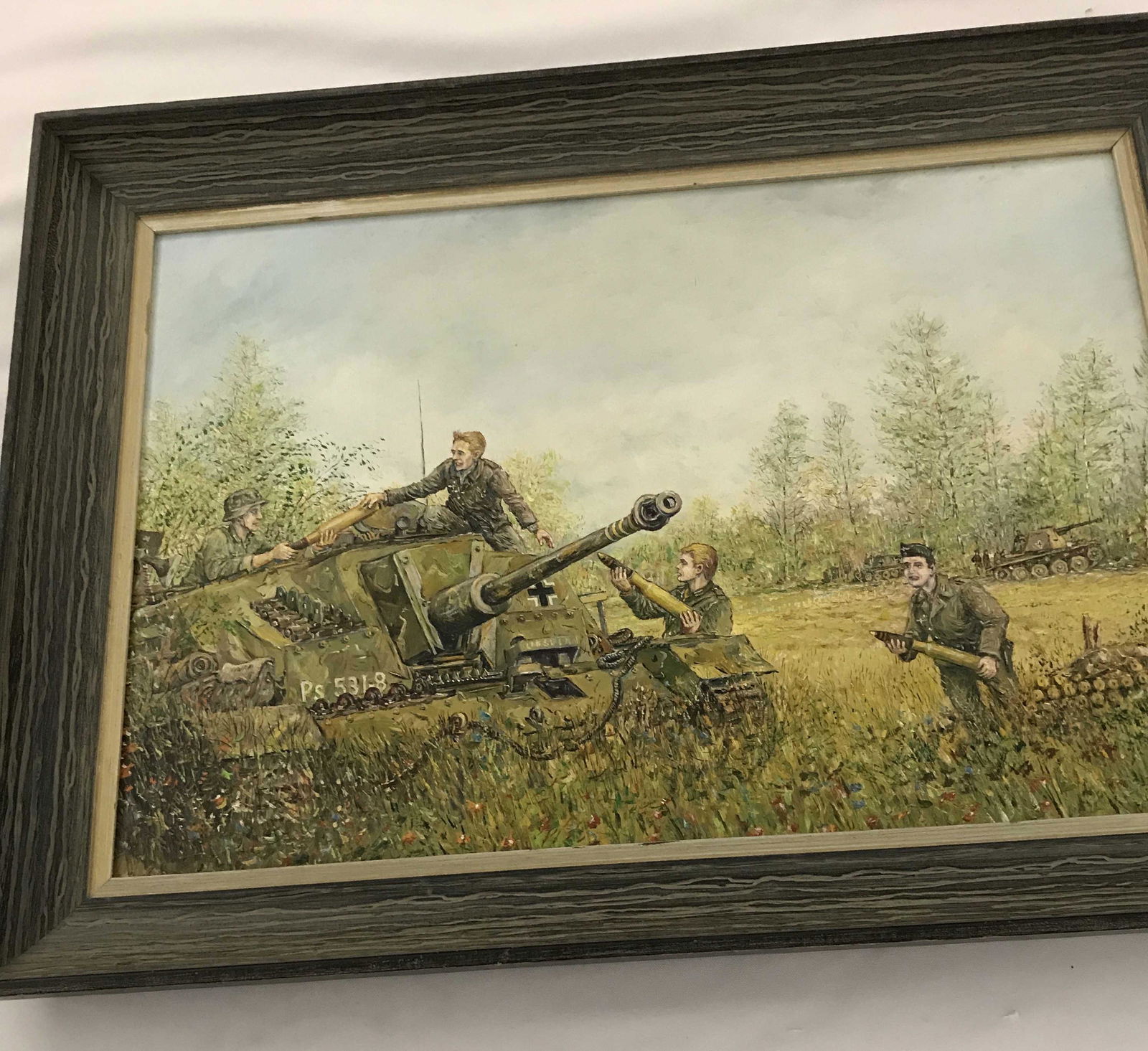 MAFFEI Oil on Board June 1944, Normandy German (1 of 3)