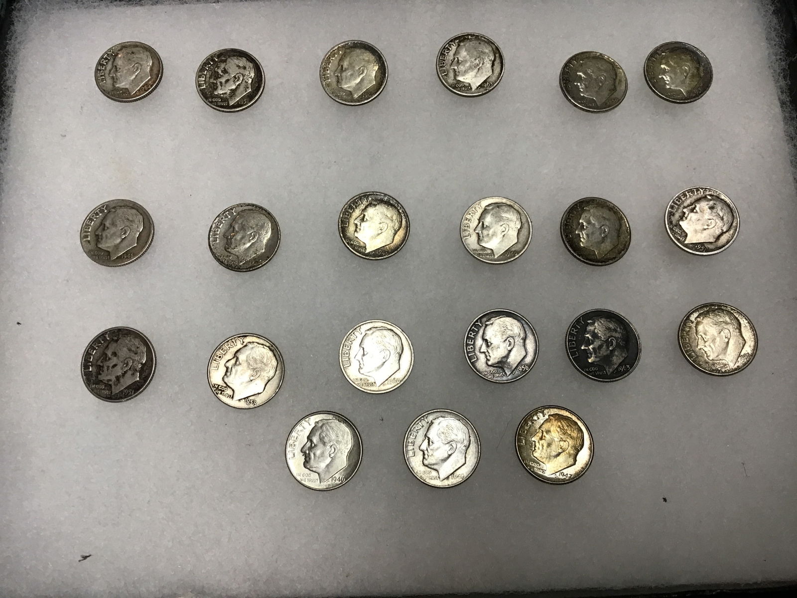 Silver Roosevelt Dimes (21) (1 of 4)