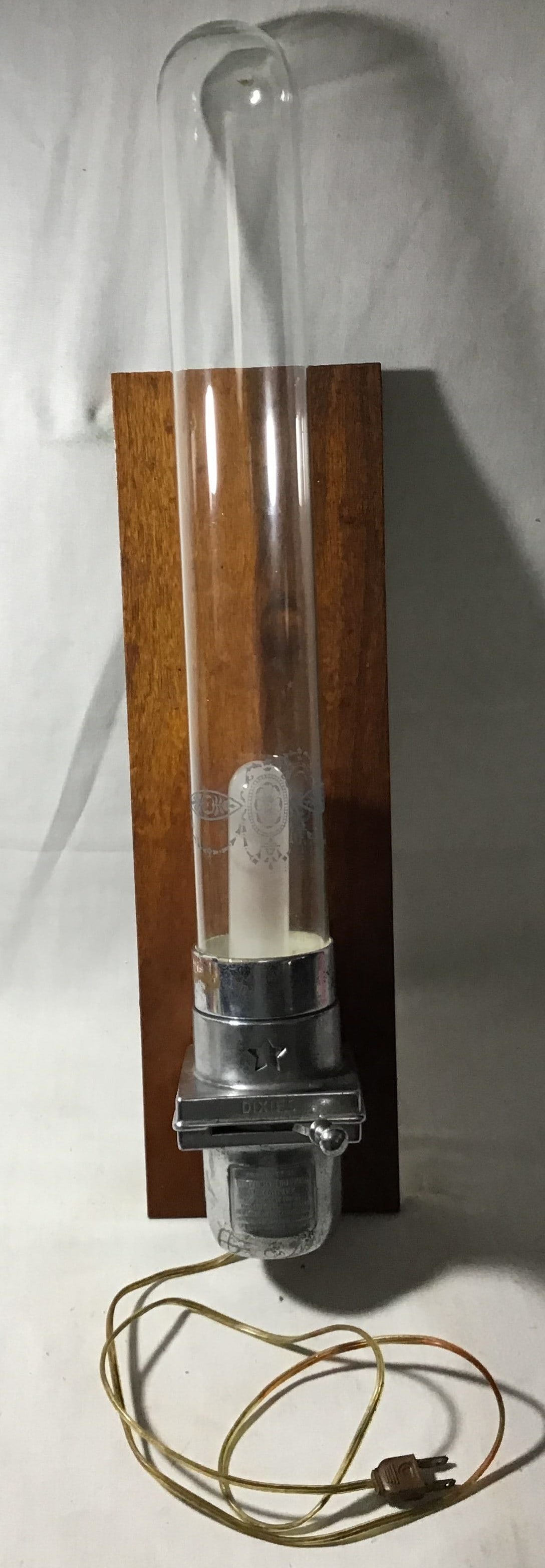 1940's Glass Cup Dispenser Converted to a Light (1 of 4)