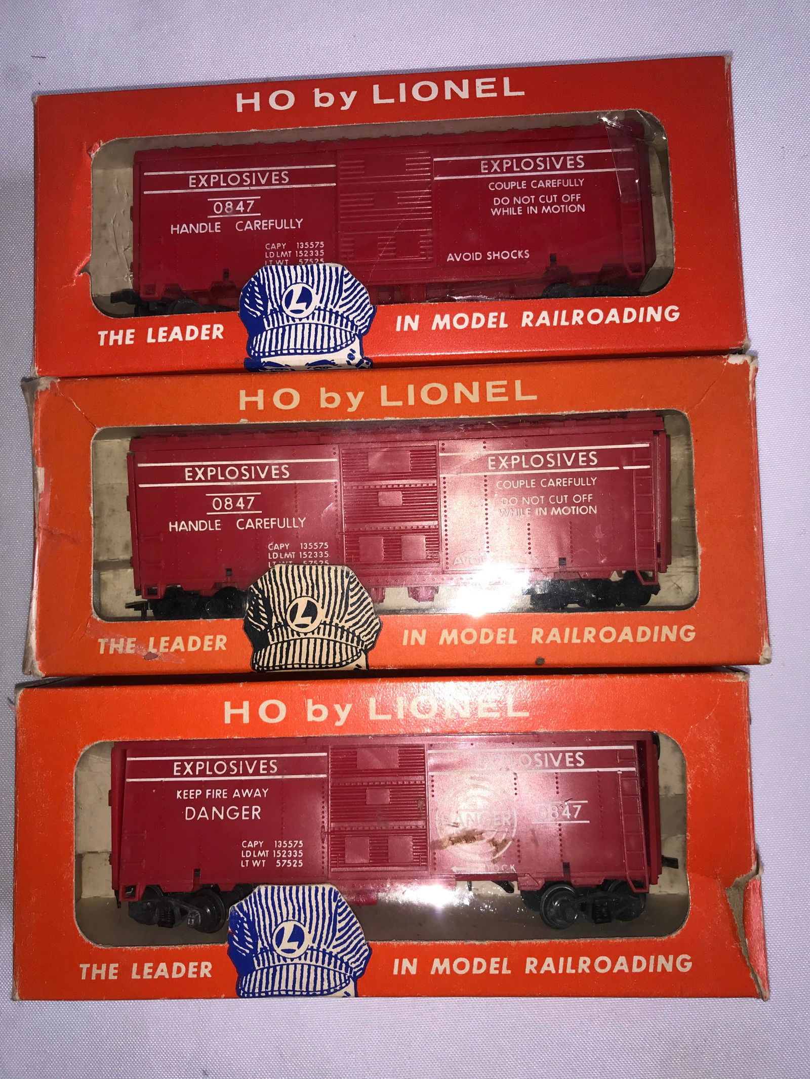 Lionel Exploding Target Cars (3) (1 of 5)