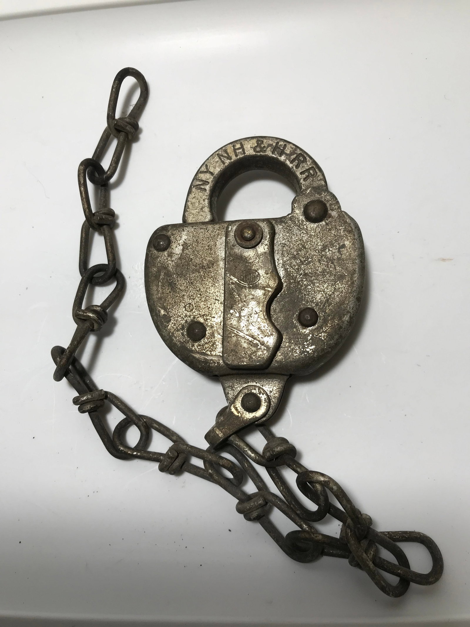 New York, New Haven & Hartford Railroad Padlock: .