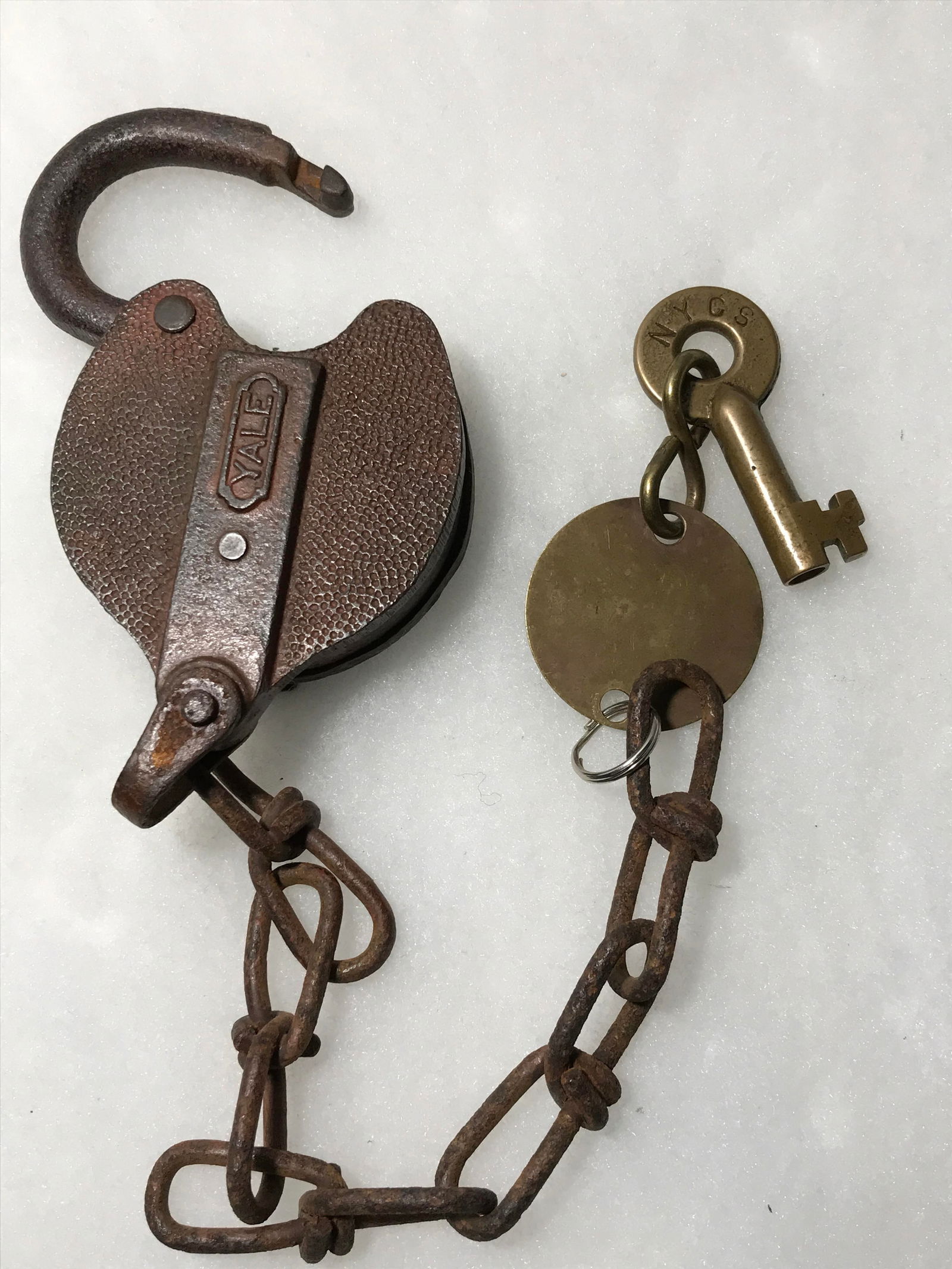 NYCS Railroad Padlock and Key (1 of 4)
