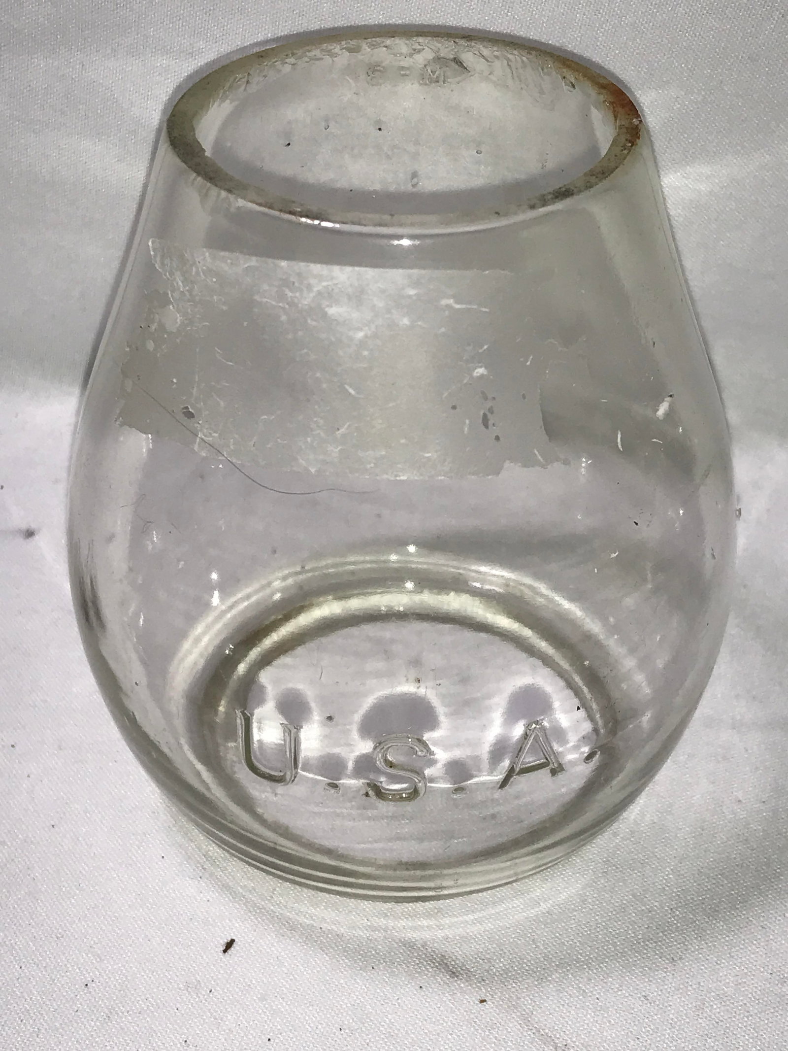 USA Army Railroad Lantern Globe: Measures 4 1/2 inches tall