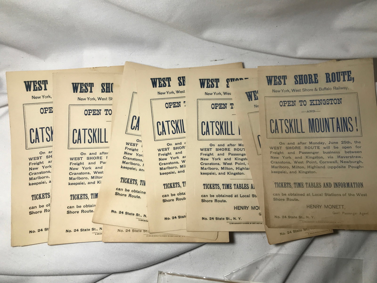 New York West Shore & Buffalo Railway Pamphlets: More than 10