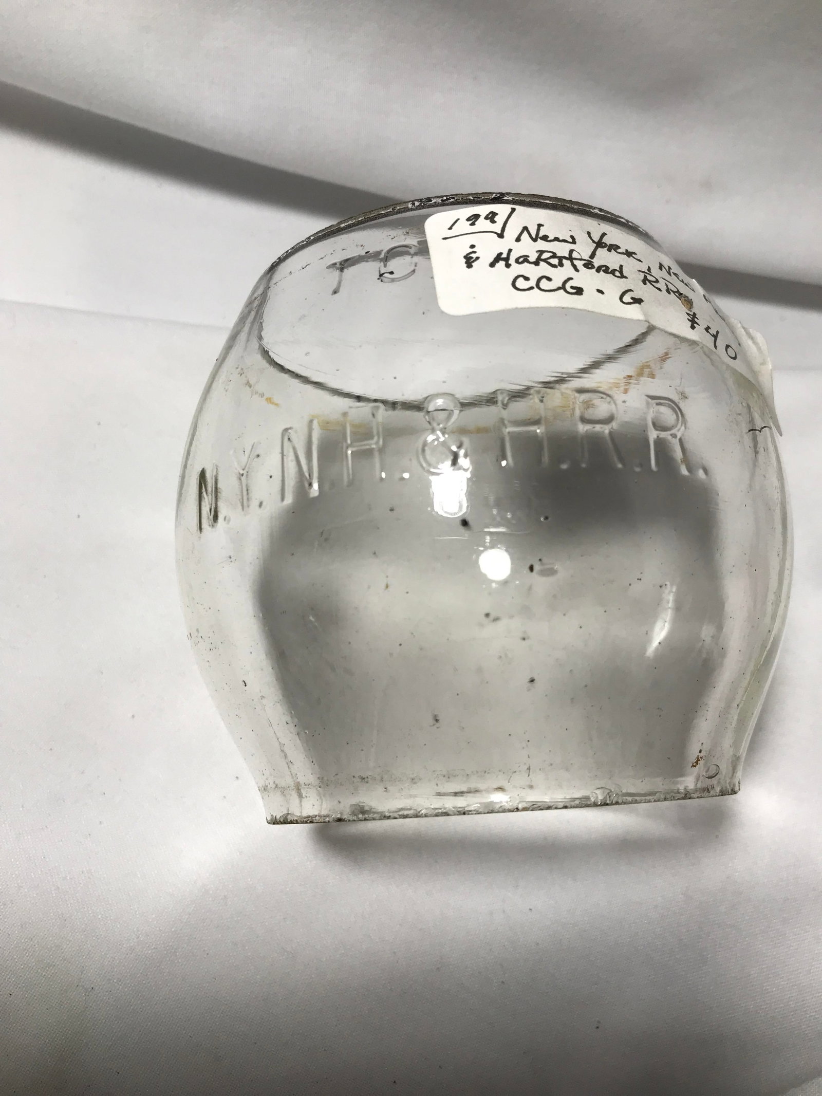 New York New Haven & Hartford Railroad Globe: Clear