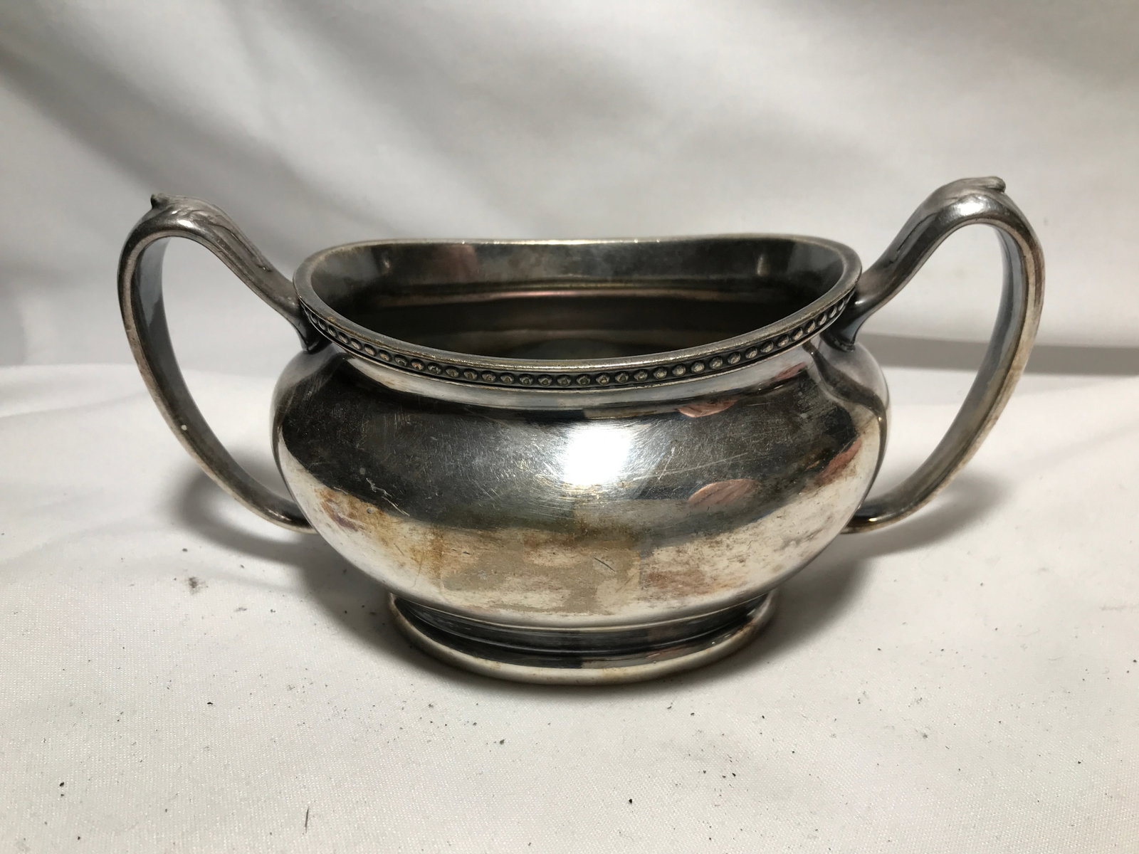 B & O Railroad Reed & Barton Server: Measures 8 inches wide by 4 inches tall