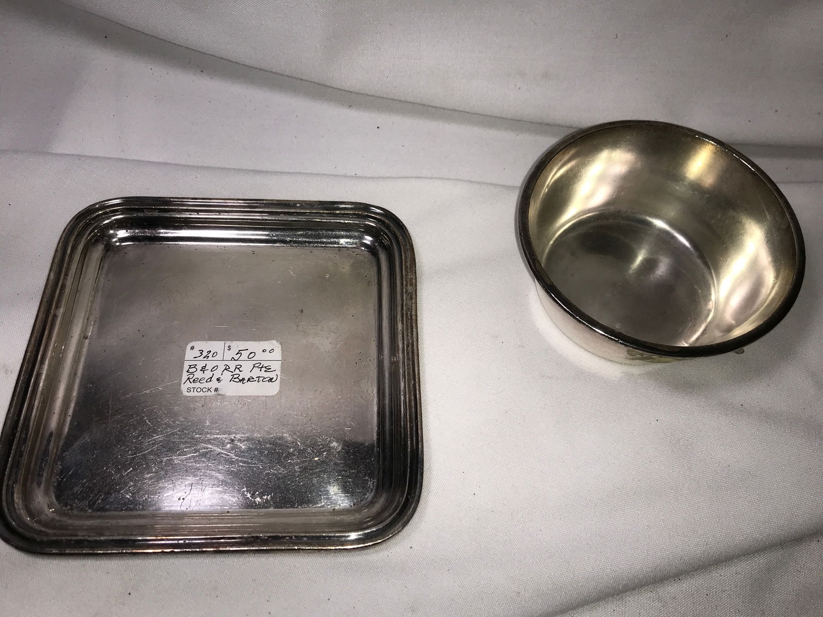 B & O Railroad Silver Plated Service Pieces (1 of 5)