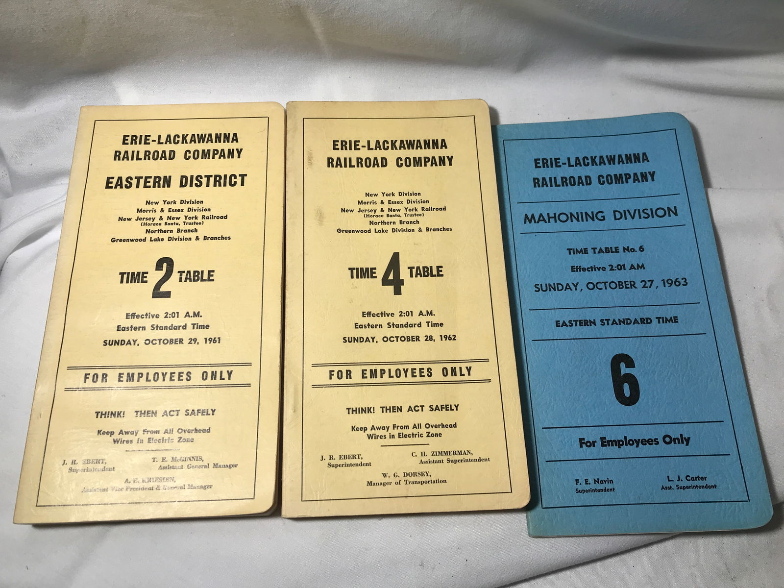 Erie Lackawanna Railroad Co. Time Tables (3) (1 of 4)