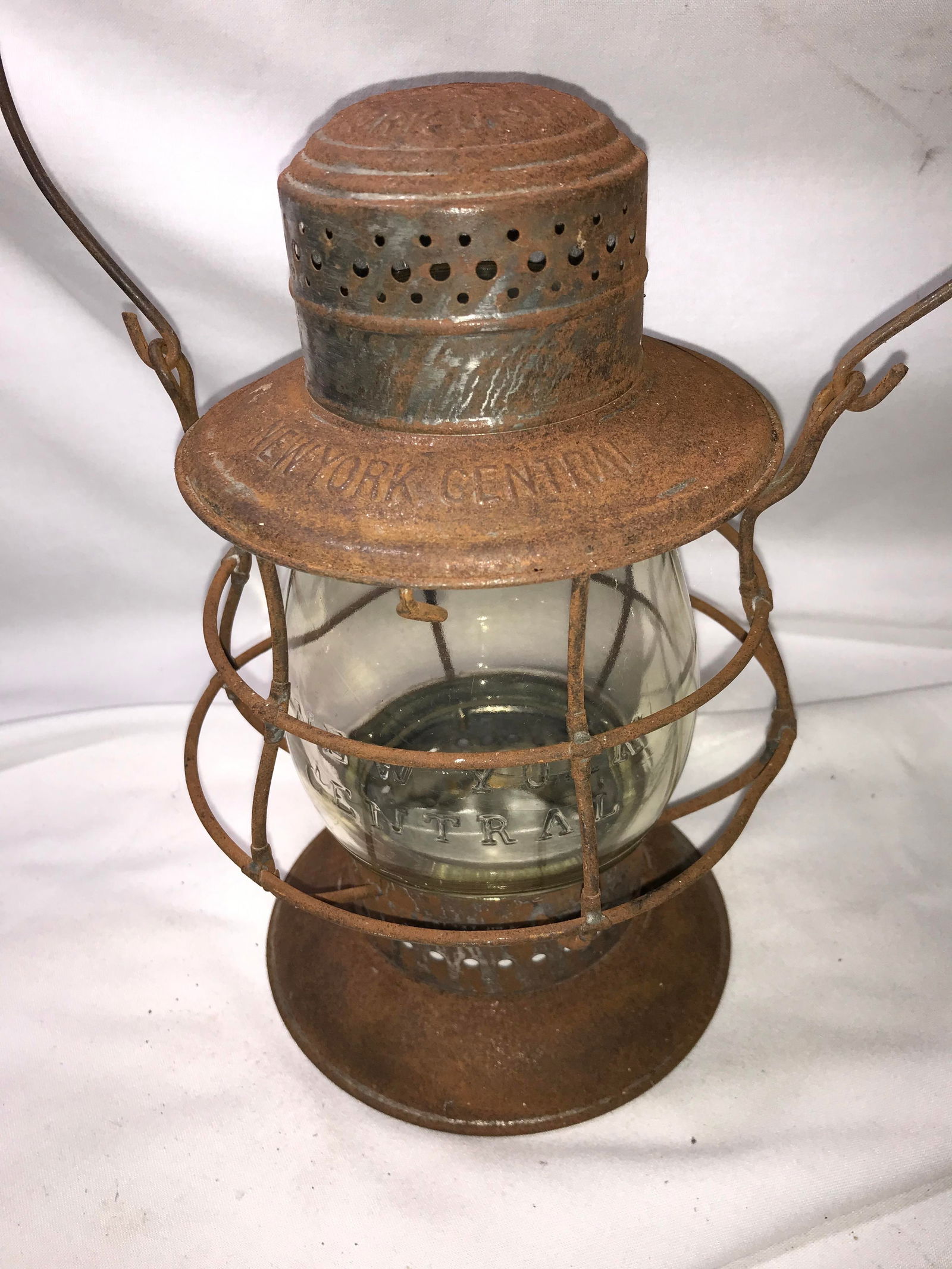 New York Central Railroad Lantern w/ Clear Shade (1 of 7)