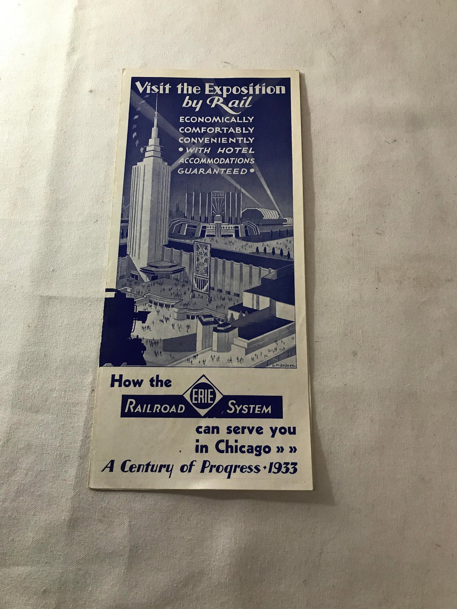 Erie Railroad 1933 Chicago expo pamphlet: .