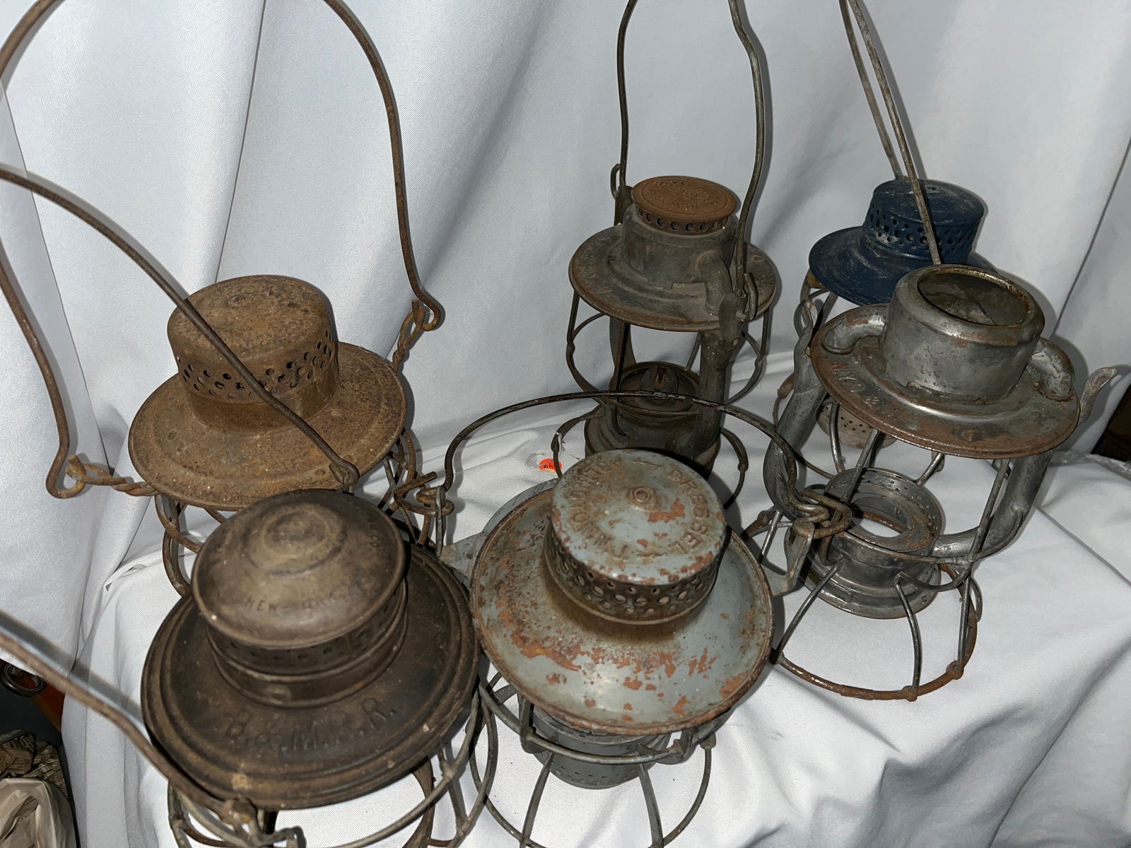 Railroad Lantern Cage Collection (6) (1 of 10)