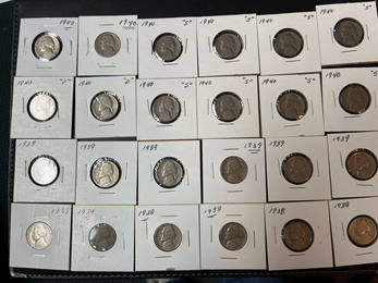 Jefferson Nickels 1938-1940 (24)