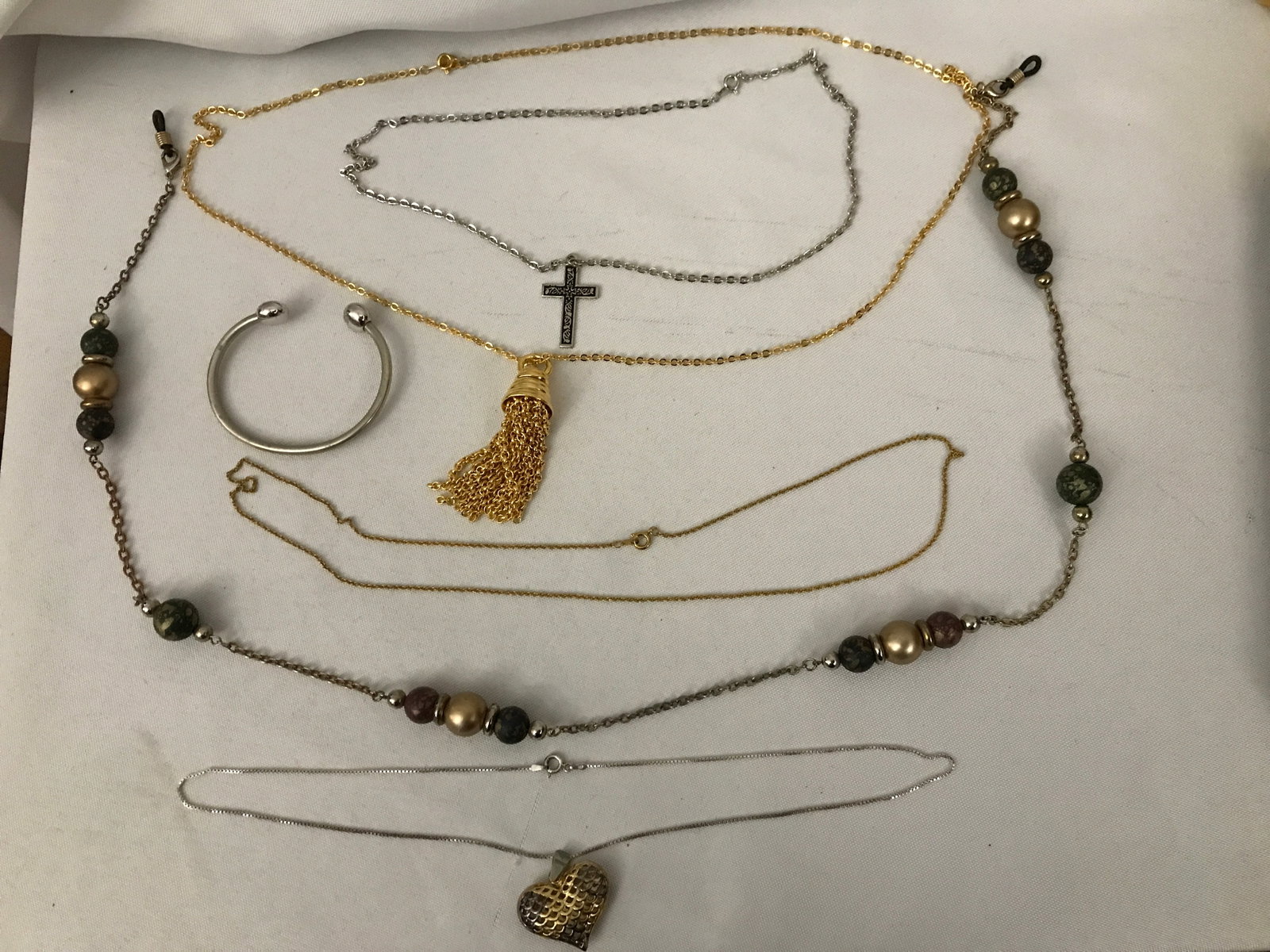 Necklace Collection w/ 1 Bracelet: .