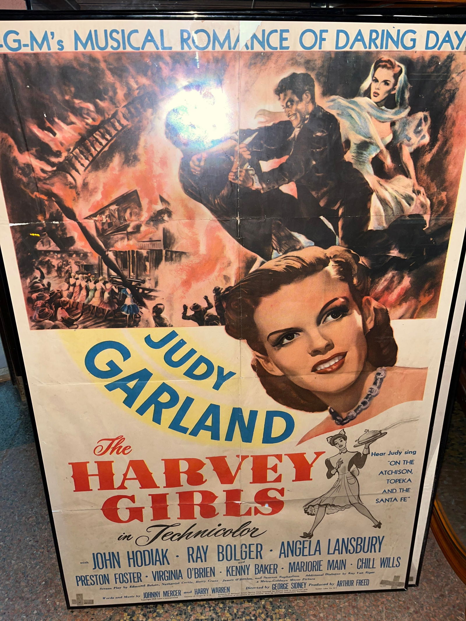Vintage Movie Poster The Harvey Girls (1 of 6)