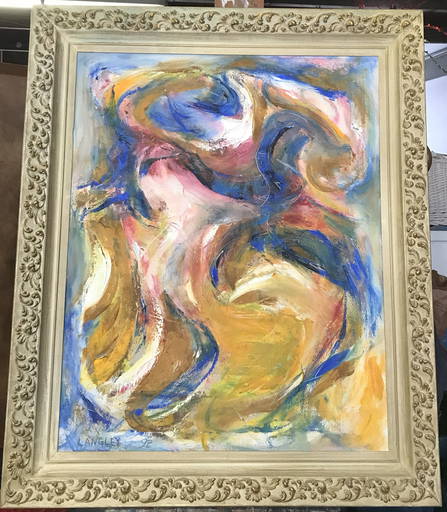 Katherine Langley Revolt Oil On Canvas 1992