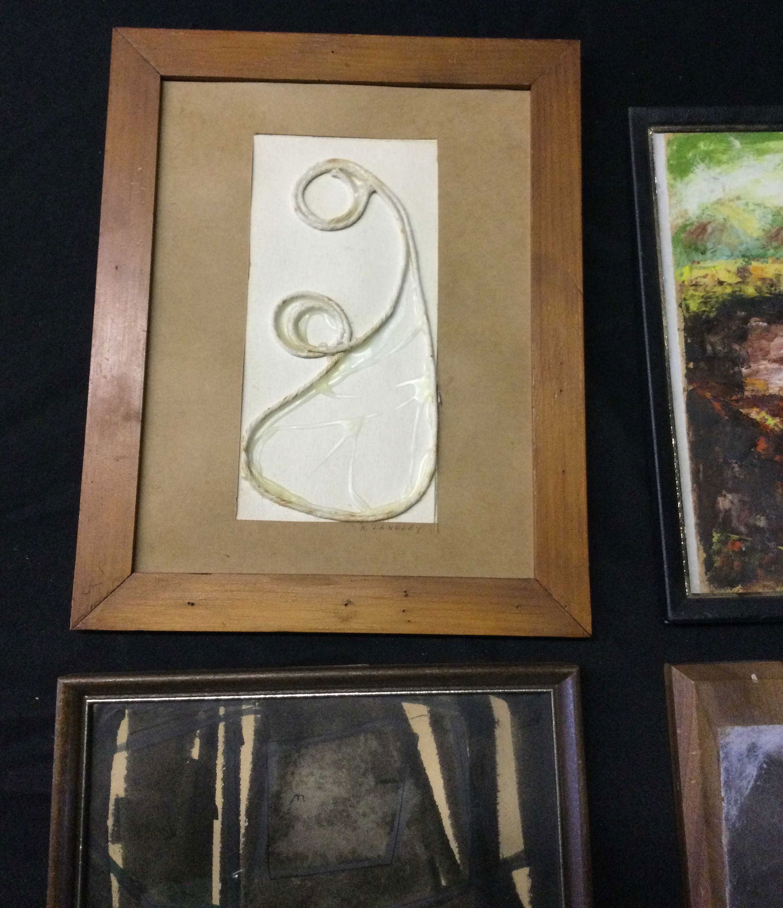 Robert Langley Abstract Art Watercolor & (1 of 4)
