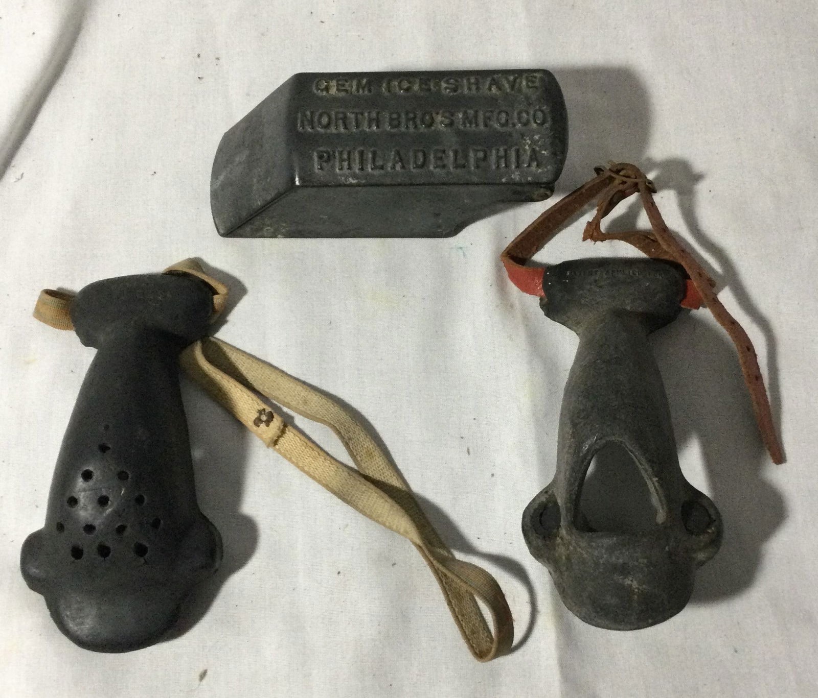 Vintage Football Noseguards & Vintage Ice Shaver (1 of 8)