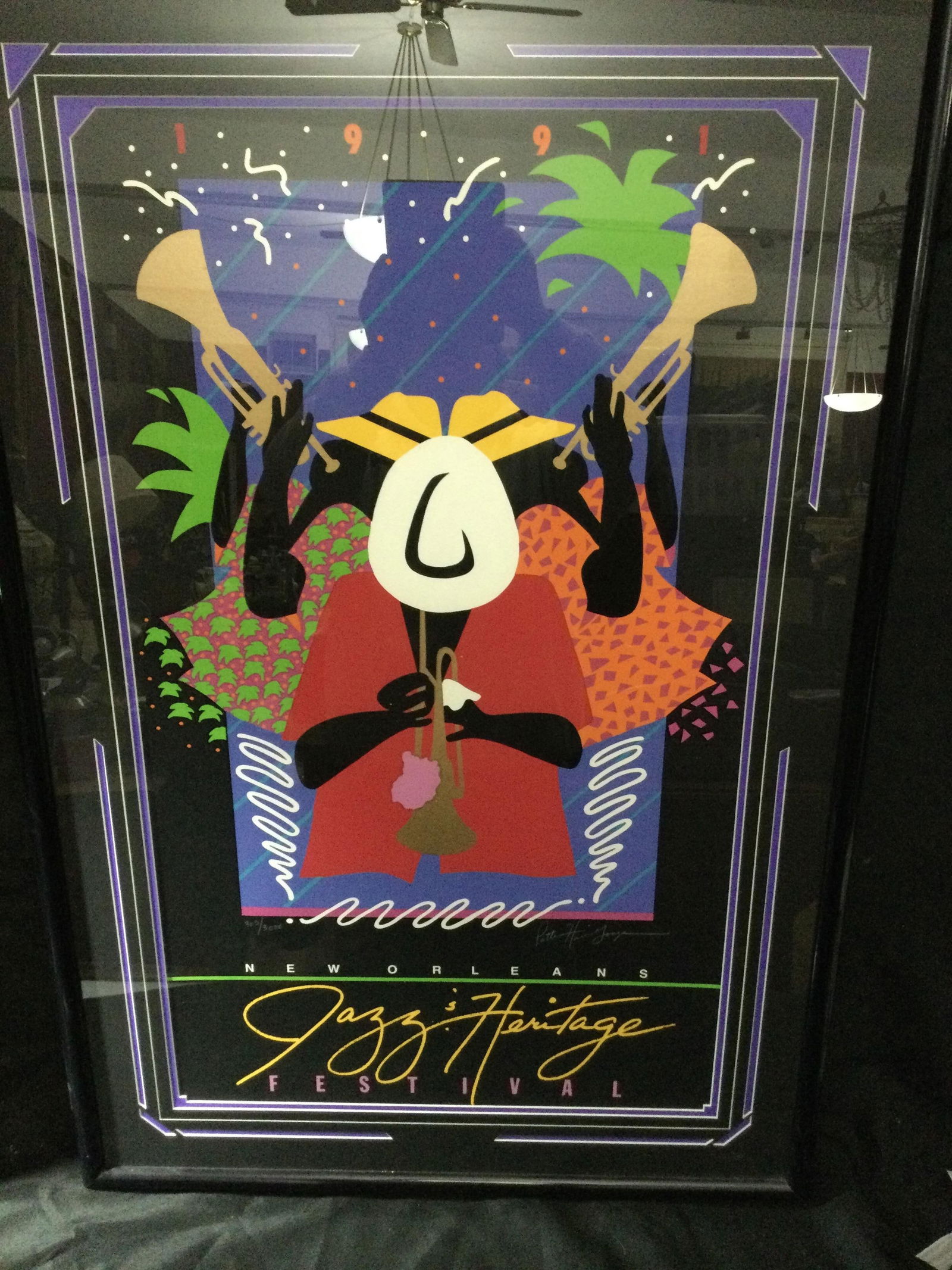 Signed Lithograph New Orleans Jazz and Heritage (1 of 4)