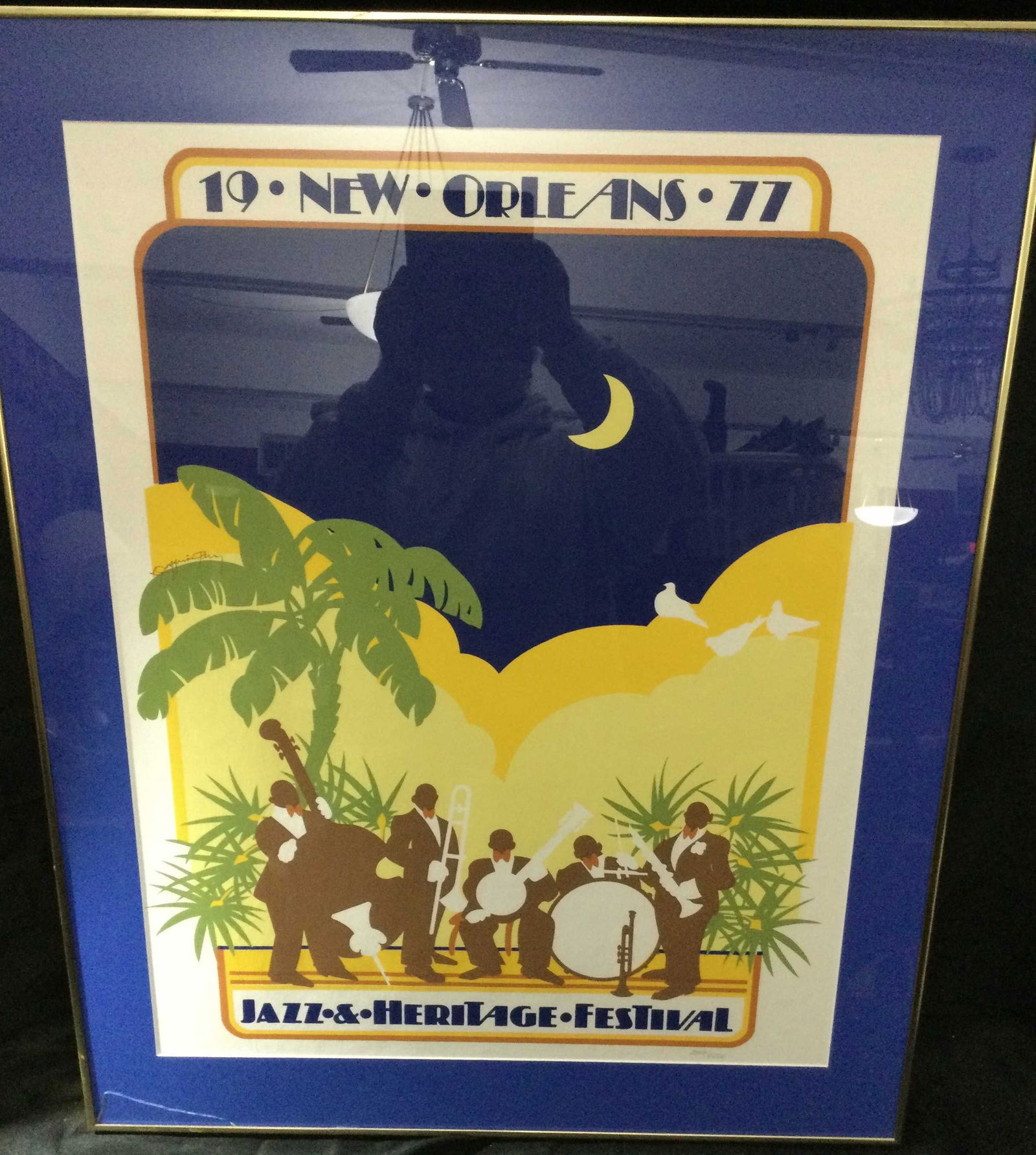 Signed Lithograph from the 1977 New Orleans Jazz & (1 of 5)