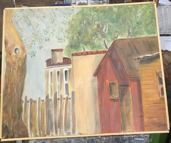 Katherine Langley Manchester Place 1947 o/o/c