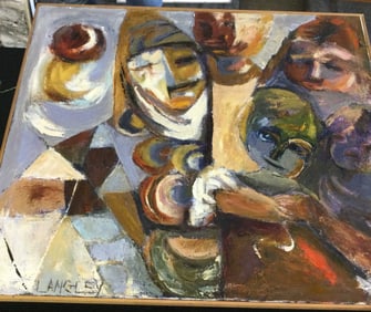 Katherine Langley CARNIVAL 100 oil on canvas