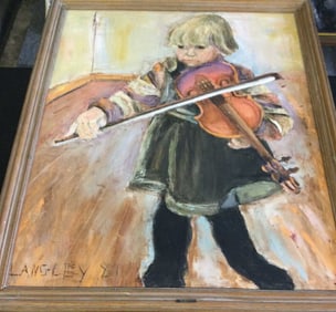 Katherine Langley SUZUKI oil on canvas