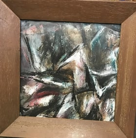 Katherine Langley SIGNED & Framed Abstract 1998