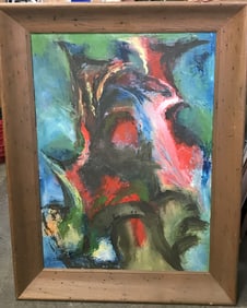 Katherine Langley Abstract 1999 Oil on Canvas