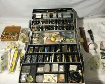 Fully Loaded Fishing Tackle Box